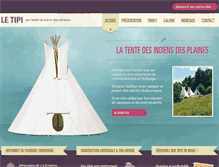 Tablet Screenshot of le-tipi.com